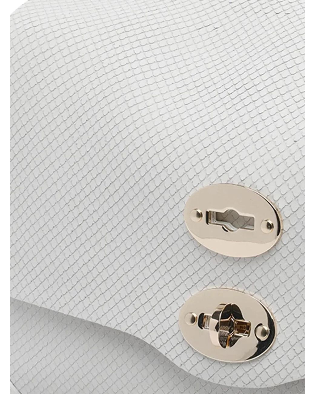 Zanellato White "Postina Amoretto" Small Messenger Bag