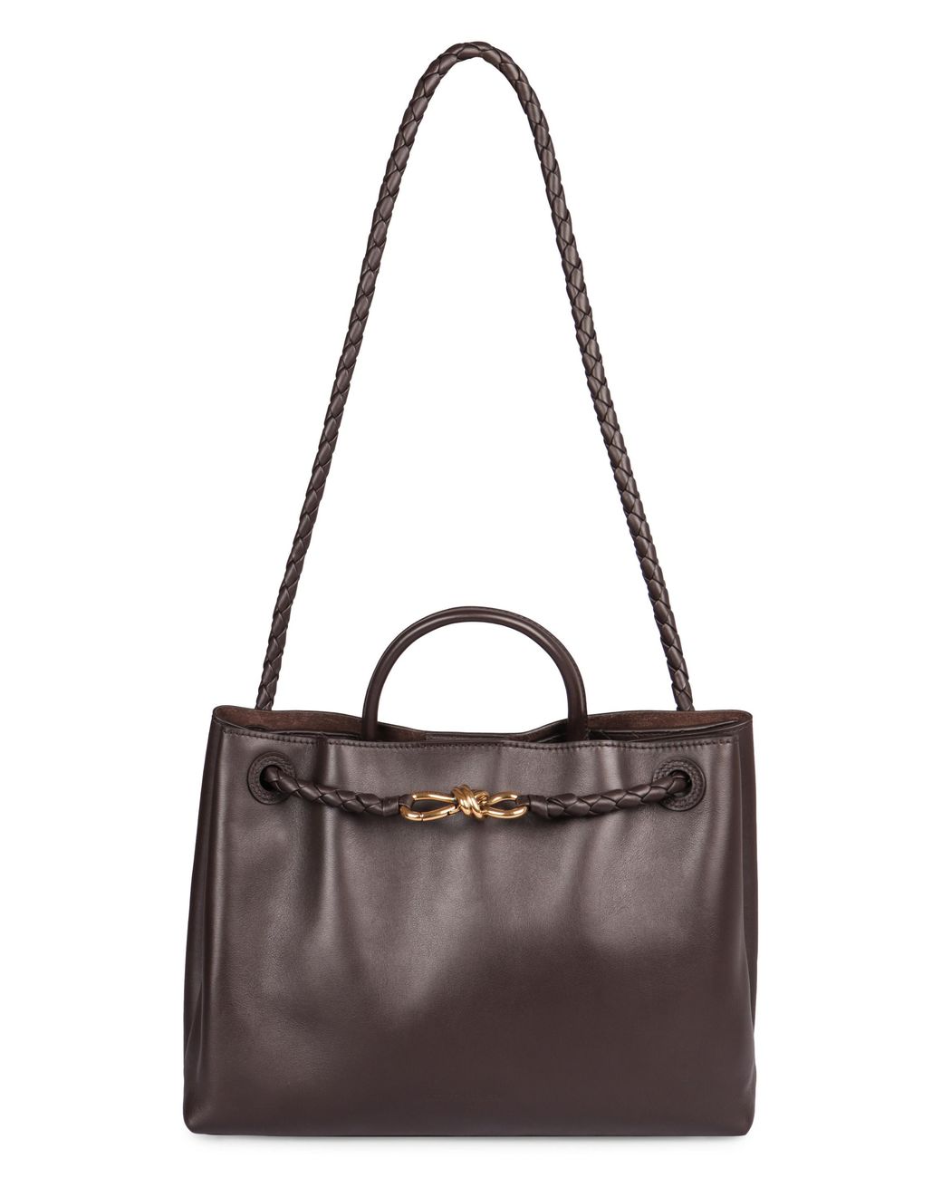 Bottega Veneta Black Andiamo Shoulder Bag