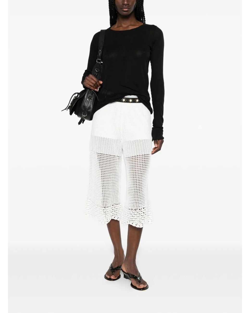 IRO White Midi Skirt
