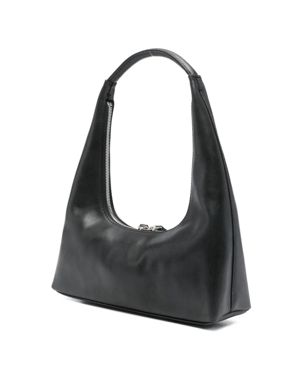 MARGE SHERWOOD Black Leather Hobo Bag