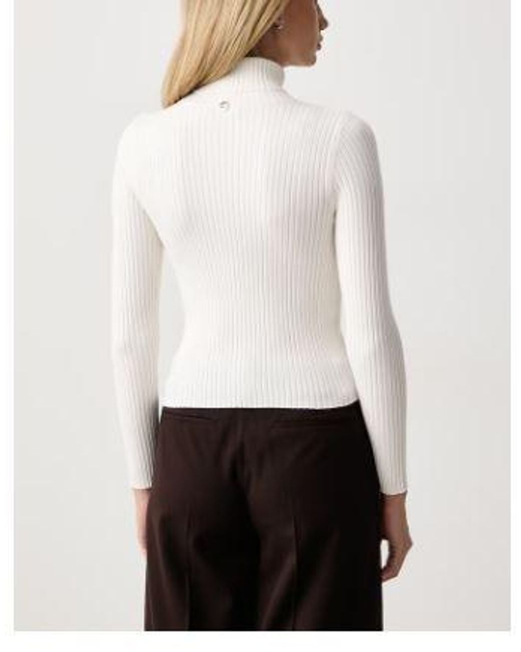 Twinset White Twinset Actitude Viscose Sweater