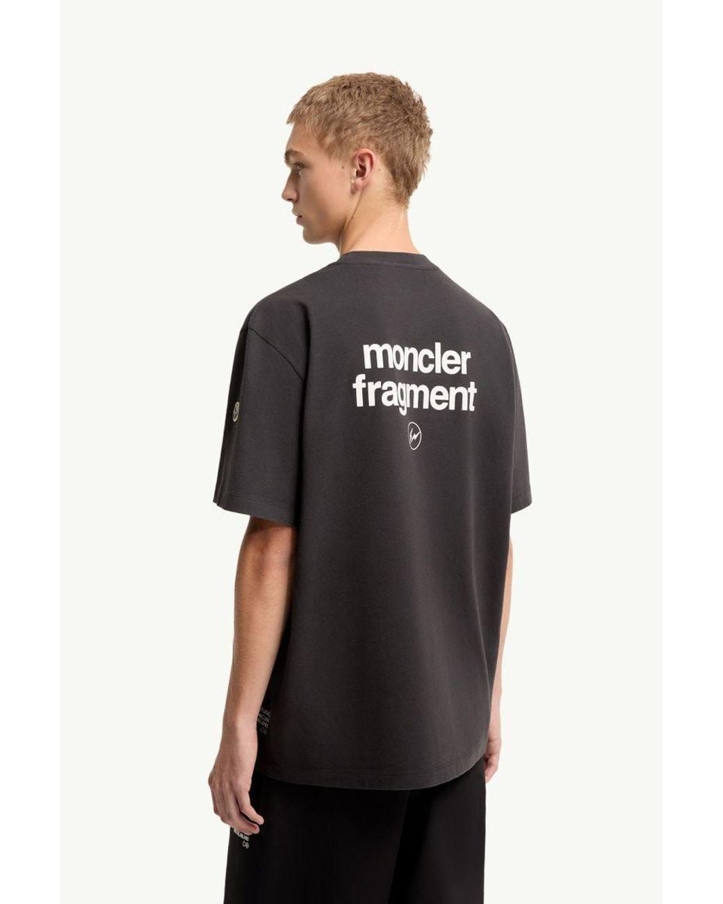 Moncler Genius Black Ss T Shirt for men