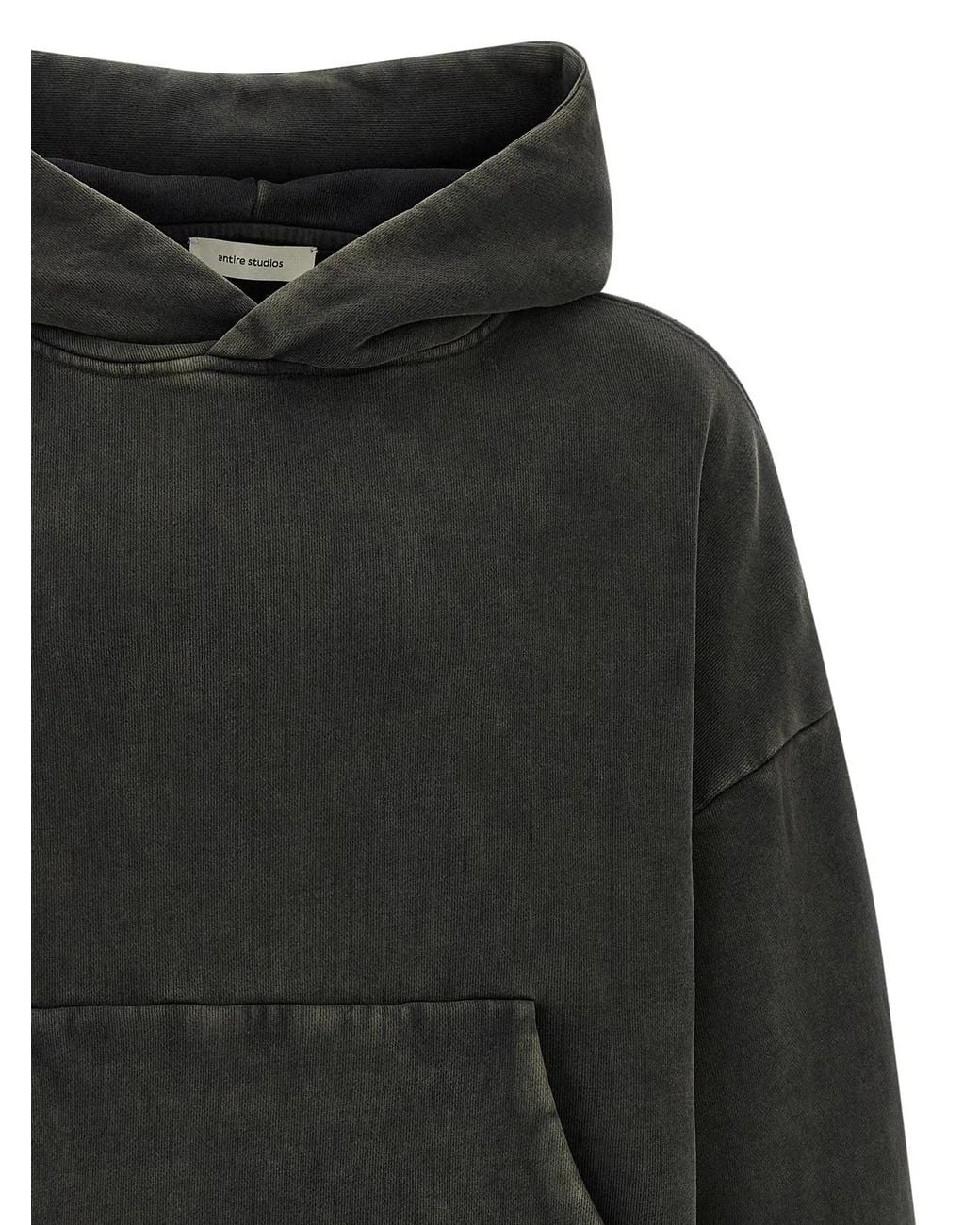 Entire studios Black 'Heavy' Hoodie for men