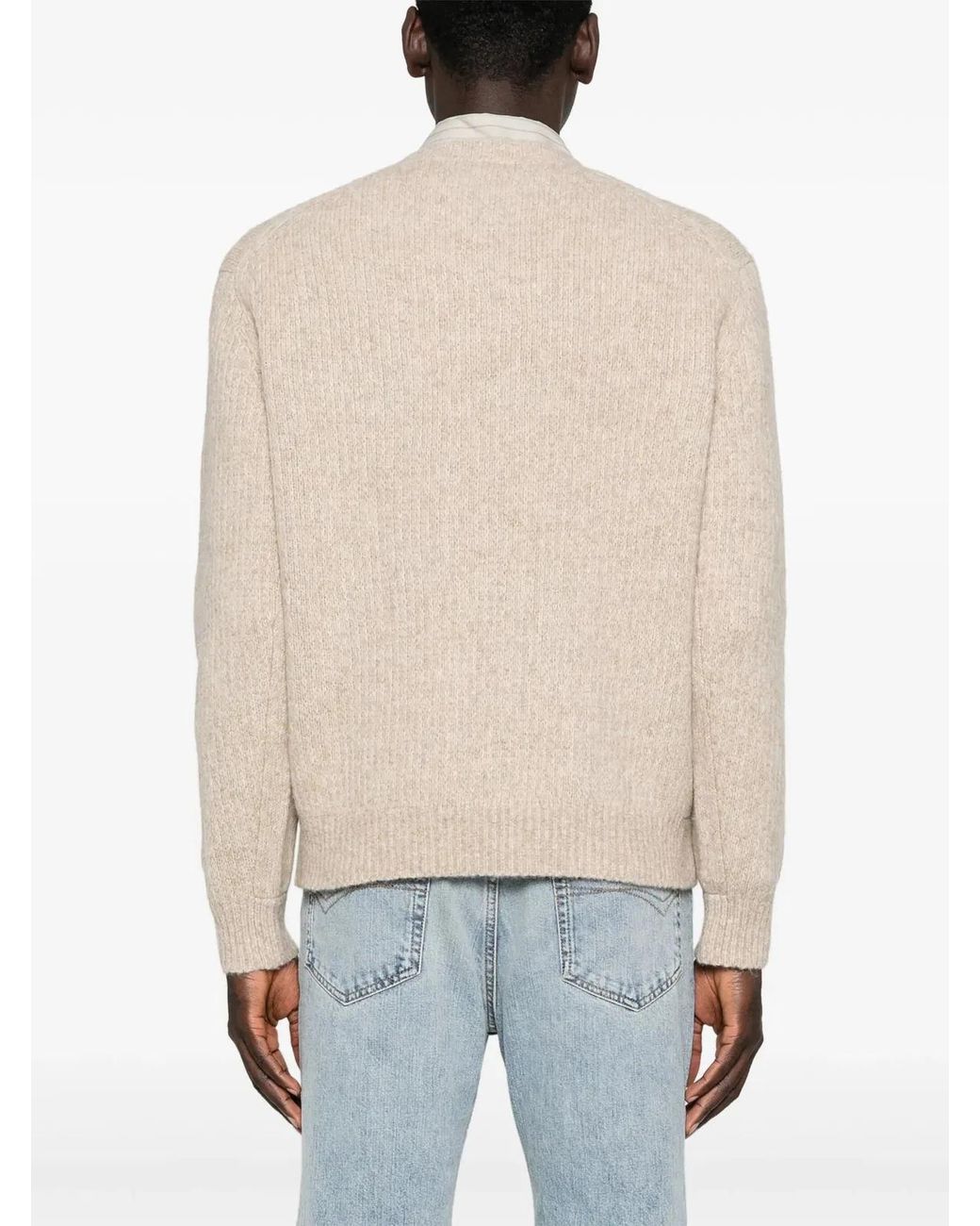sunflower White Yak Sweater for men