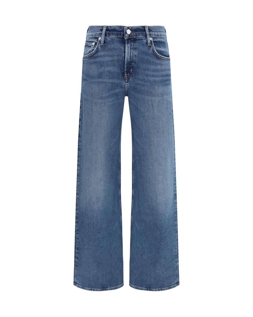 Citizens of Humanity Blue Nora Wide-Leg Jeans