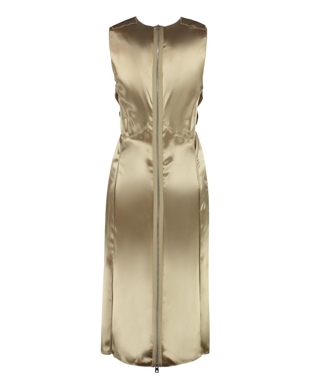 Bottega Veneta Natural Satin Dress For