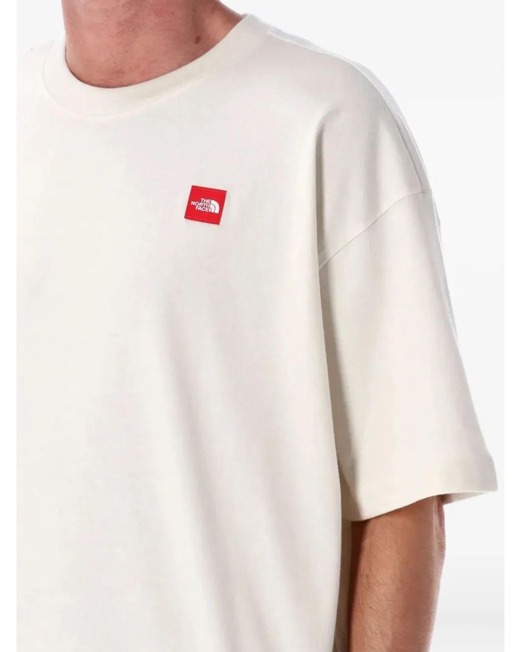 The North Face White Redbox" Short Sleeves Tee