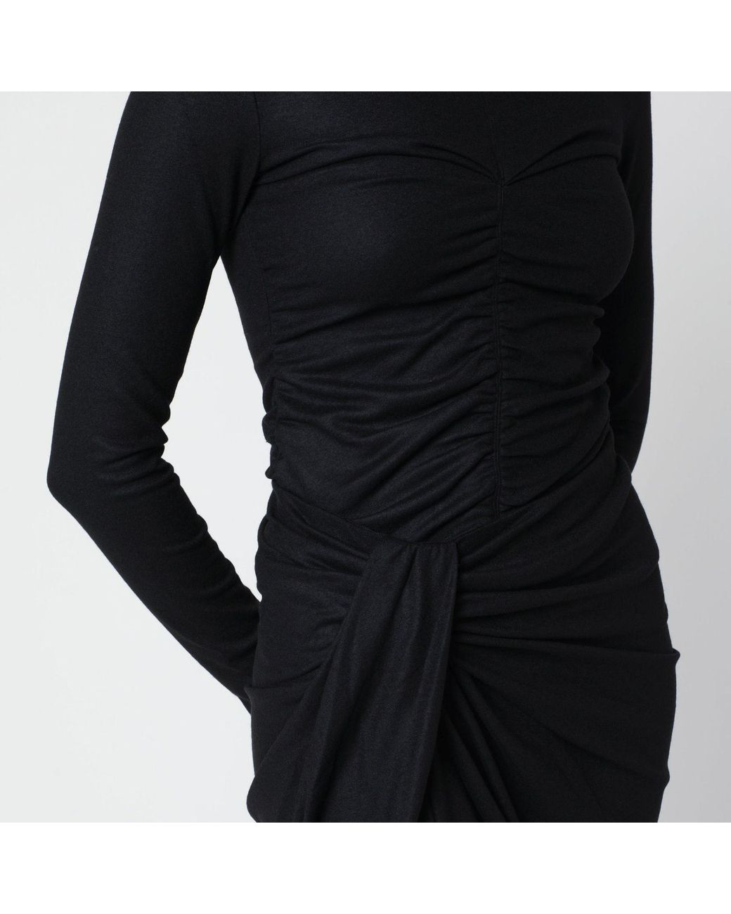 Isabel Marant Black Isabel Marant Etoile Delesa Wool Jersey Top