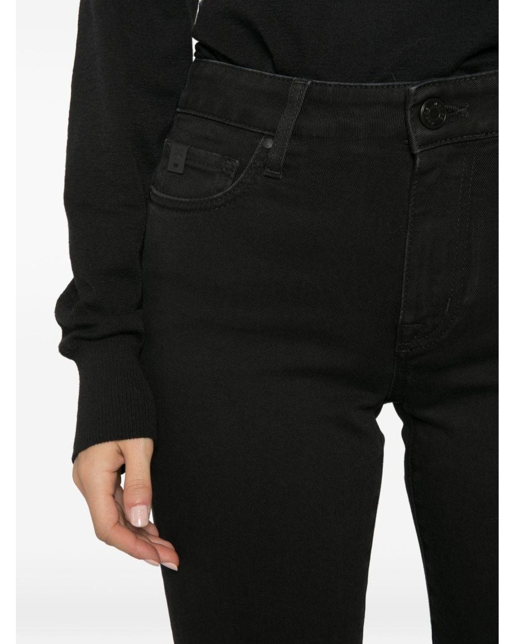 Jacob Cohen Black Flared Leg Denim Jeans
