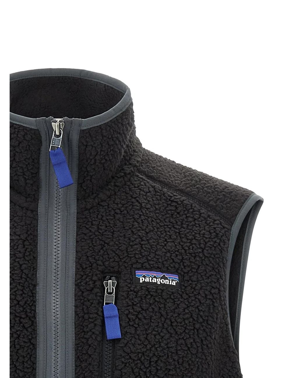 Patagonia Black Retro Pile' Vest for men