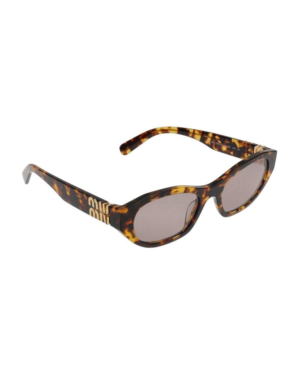 Miu Miu Black Sunglasses 0Mu A03S 14L20I/19/140