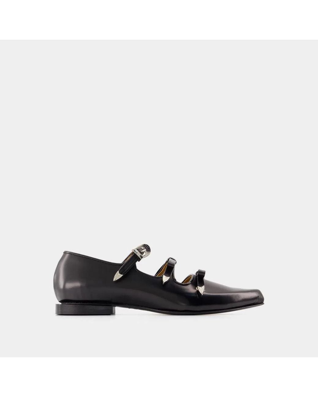 Toga Black Aj1344 Ballerinas