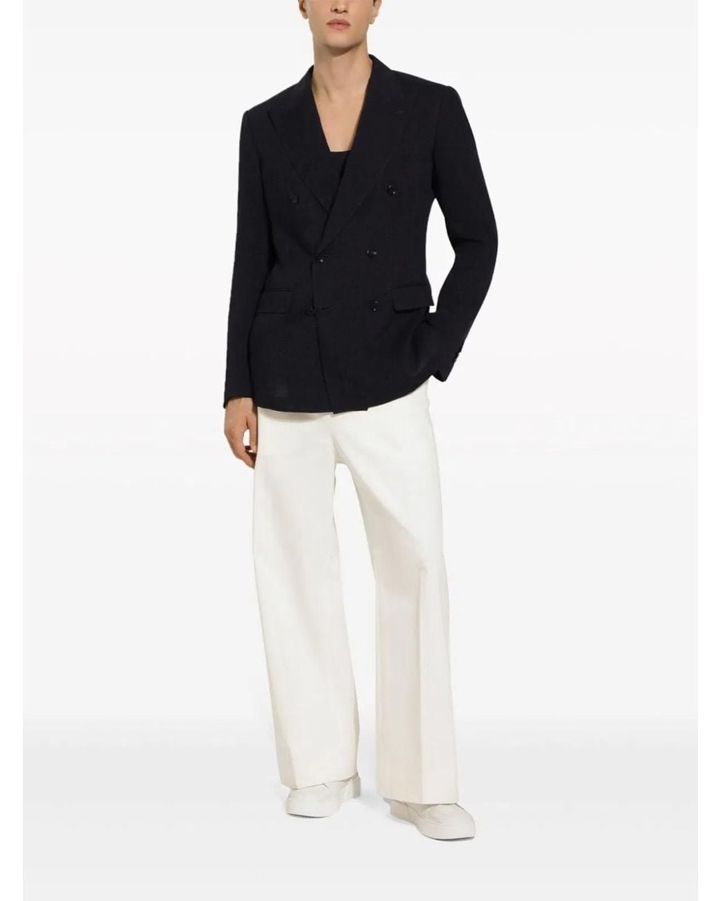 Dolce & Gabbana Black Dolce & Gabbana Double-Breasted Jacket for men