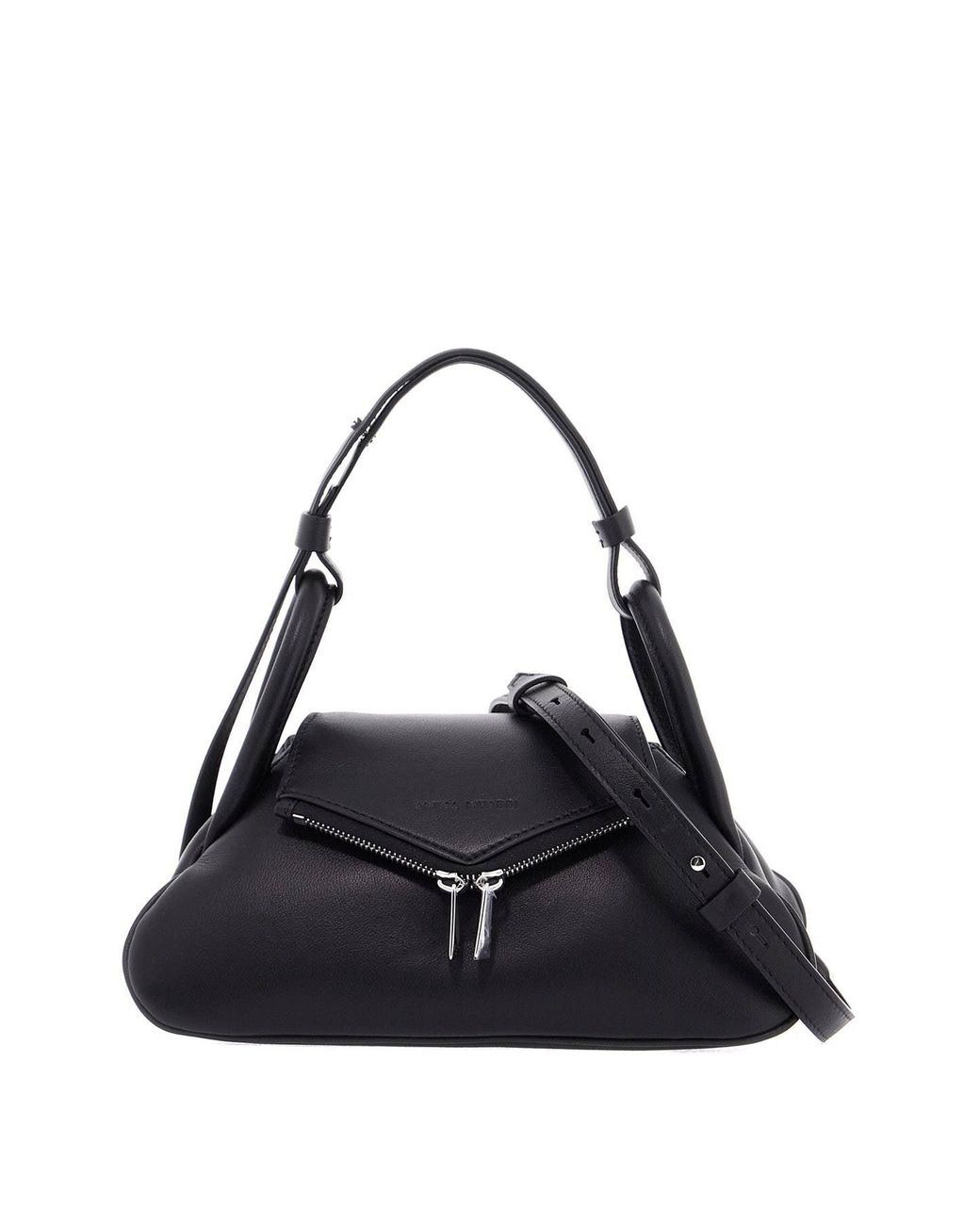 AMINA MUADDI Small Gemini Shoulder Bag in Black | Lyst