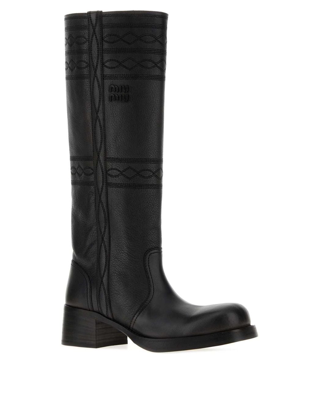 Miu Miu Black Stivali