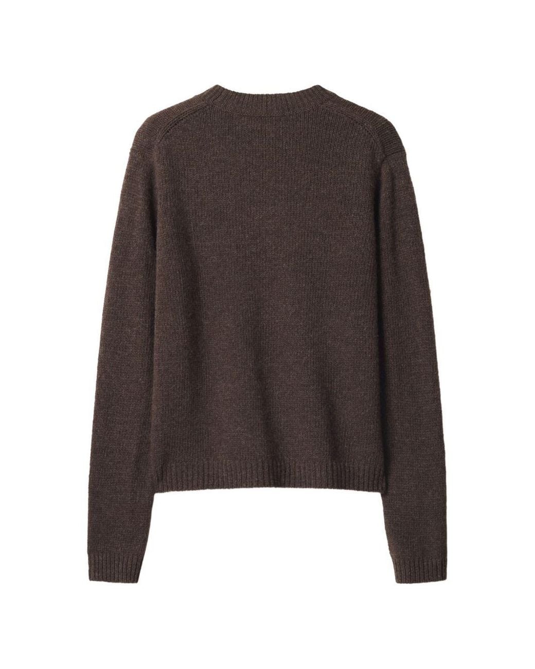 Maison Kitsuné Brown Maison Kitsuné Dressed Fox Wool Jumper