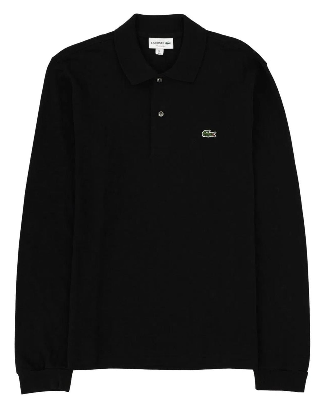 Lacoste Black Polo With Logo for men