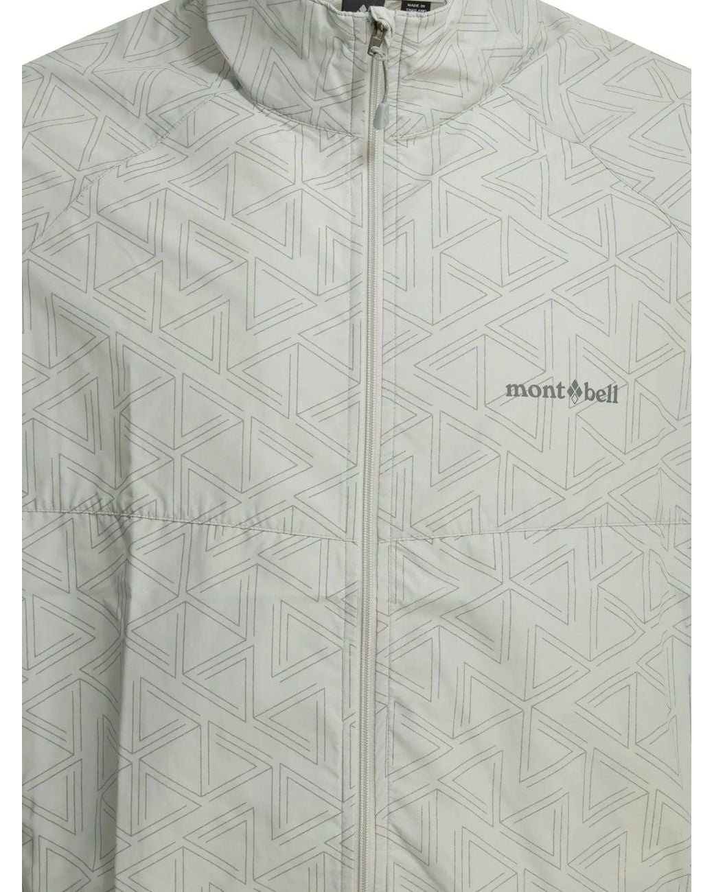 Montbell Gray Nylon Jacket for men