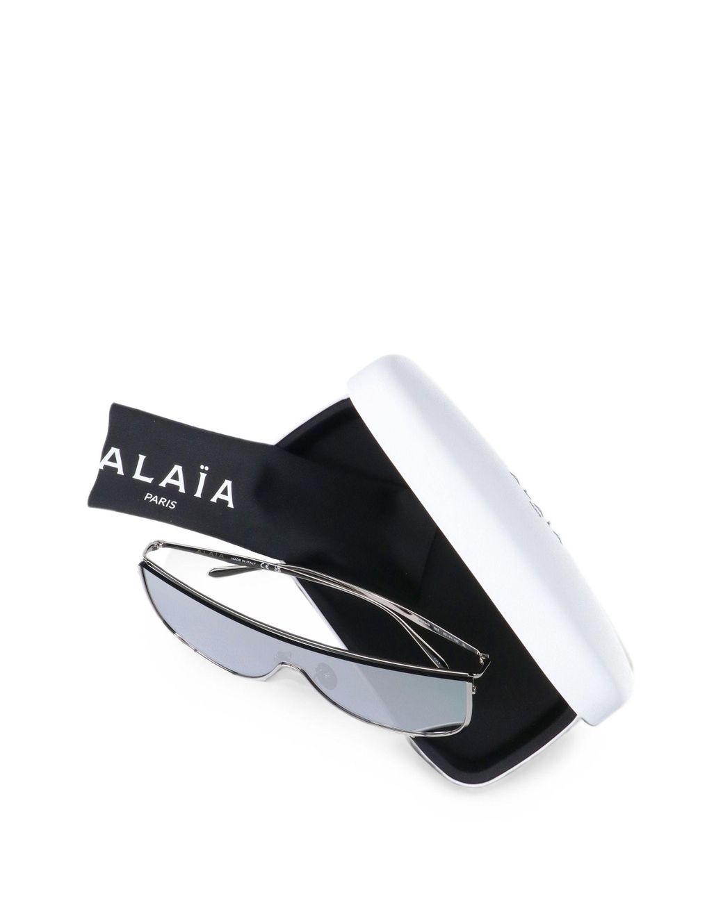 Alaïa Gray Alaia Mask Sunglasses