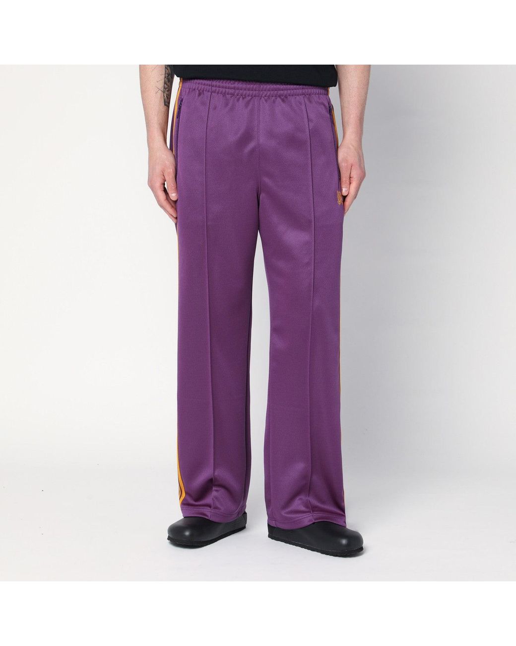 Needles Ochre Jogging Pants in Purple for Men | Lyst