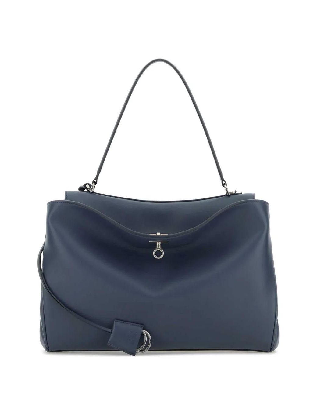 Balenciaga Air Force Blue Leather Medium Rodeo Handbag