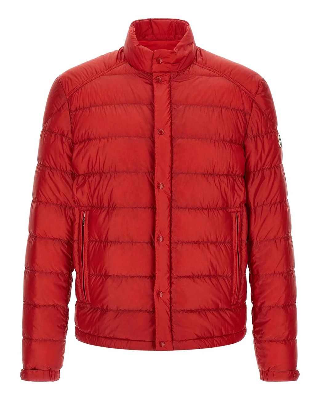 Moncler Red 'Selves' Down Jacket for men