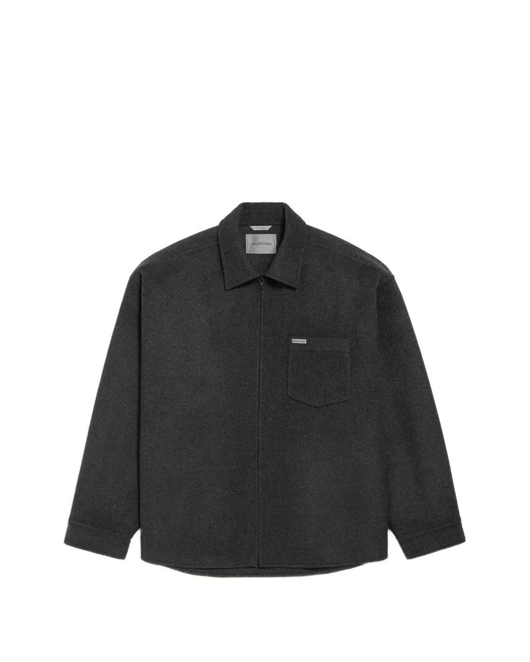 Balenciaga Black Innovative Outerwear Shirt for men