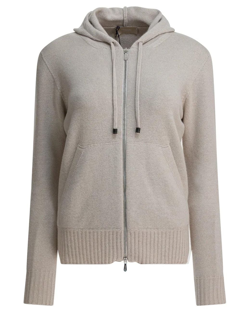Drumohr Gray Cashmere Knitwear