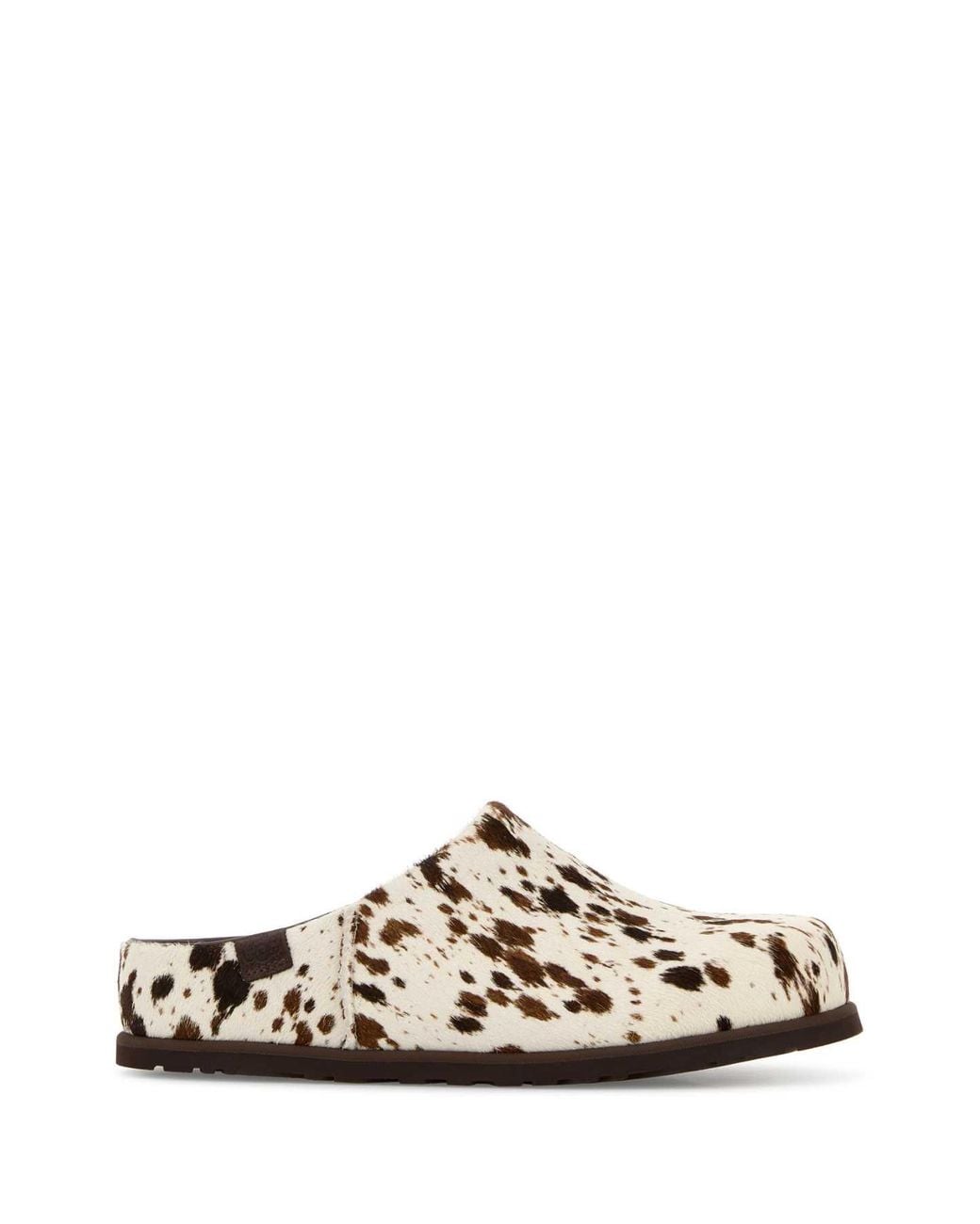 Ugg White Mini Leather Western Slippers for men