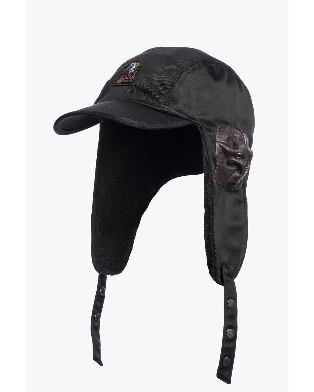 Parajumpers Black Tougan Jockey Hat for men