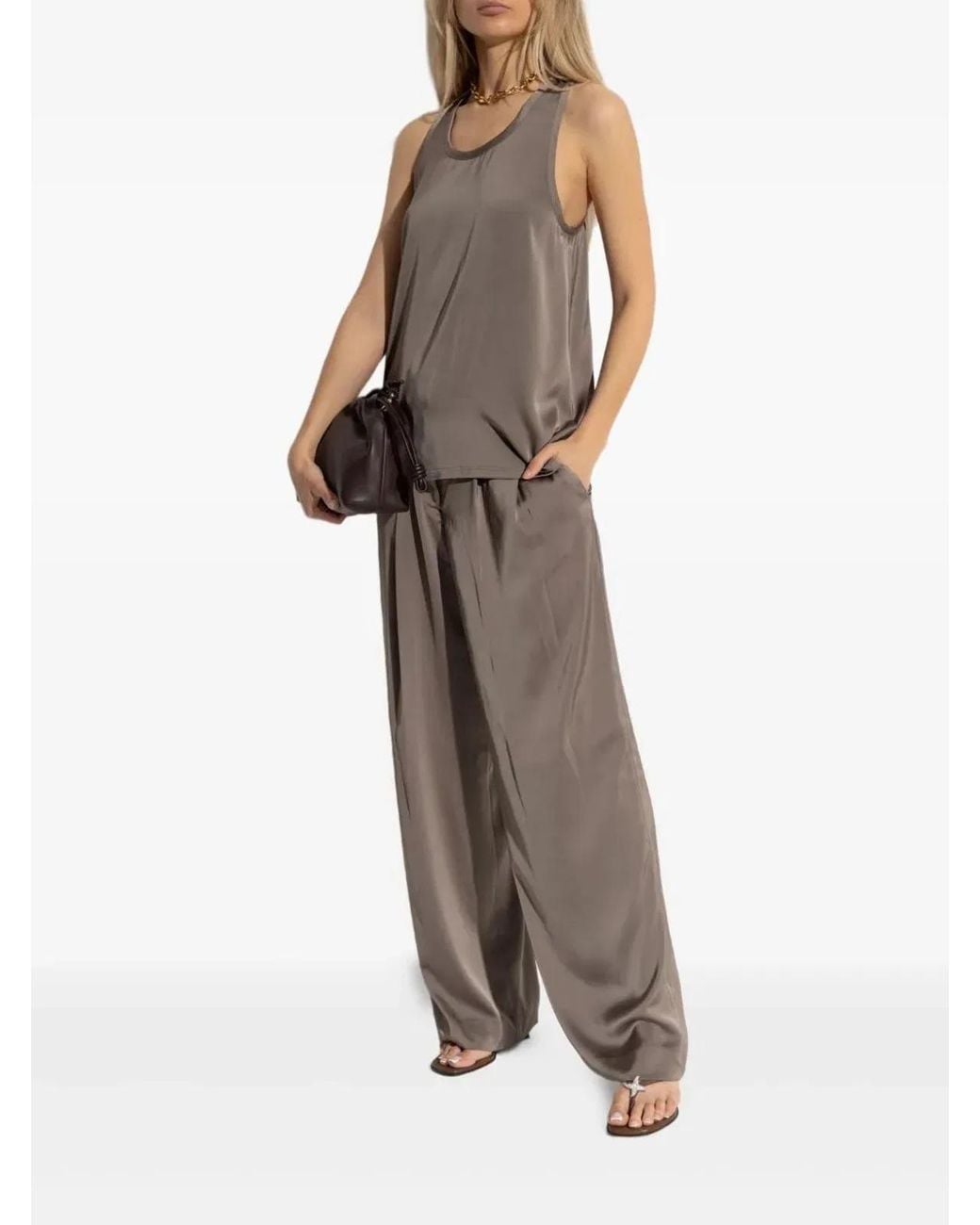 Michael Kors Brown Woven Pants