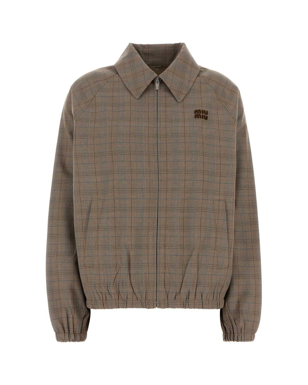 Miu Miu Brown 100% Wool Jacket