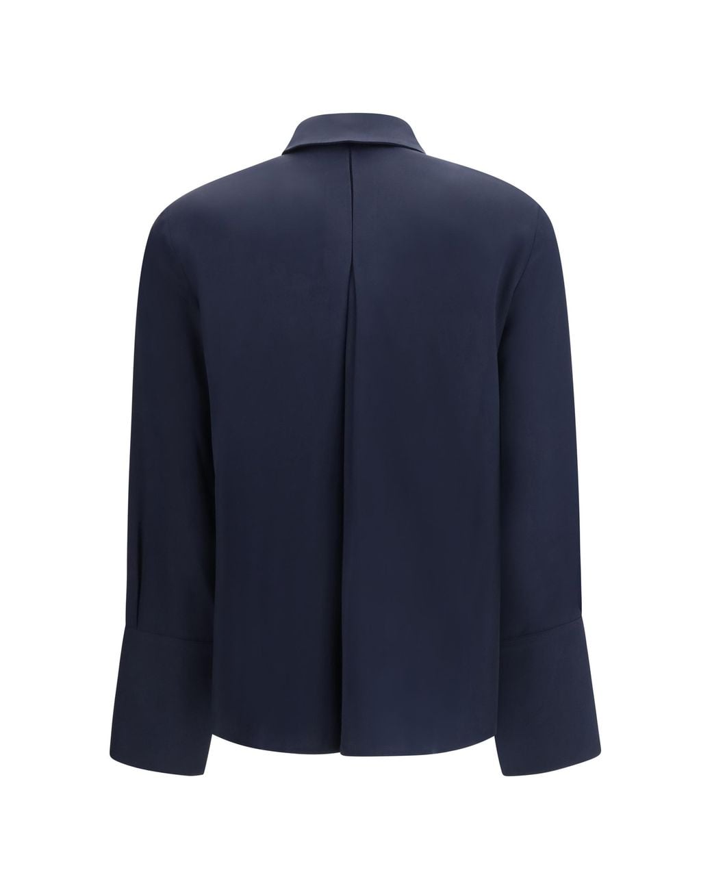 Max Mara Pure Blue Mxpvoliera Shirt Silk; Elastane