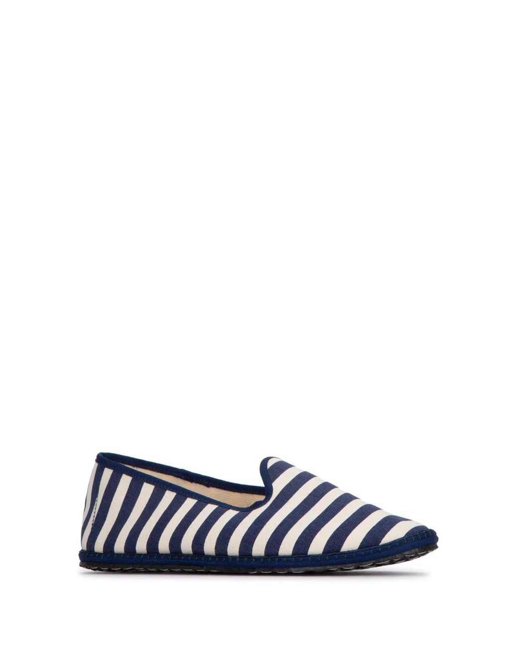 Vibi Venezia White Stripped Slip On Ballerinas for men