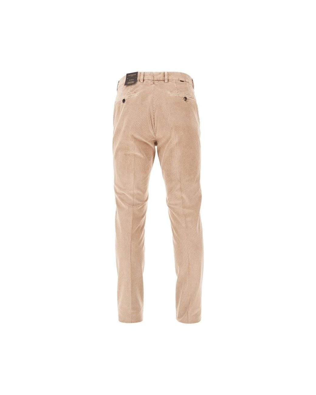 Incotex Natural Pattern Corduroy Pants for men