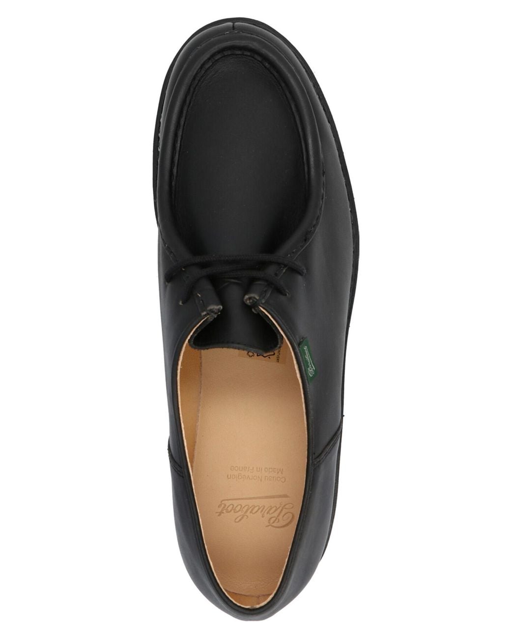 Paraboot Black 'Michael' Derby for men