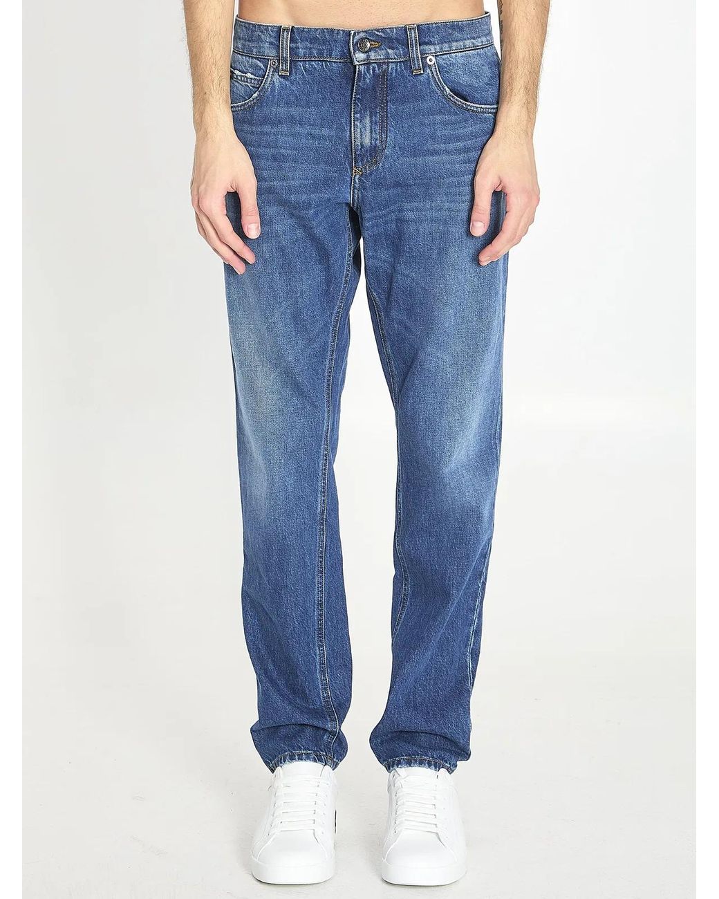 Dolce & Gabbana Blue Dolce&Gabbana Denim Pants for men
