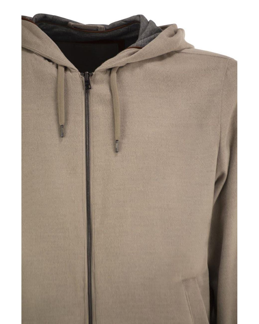 Herno Natural Lightweight Hooded Jacket for men