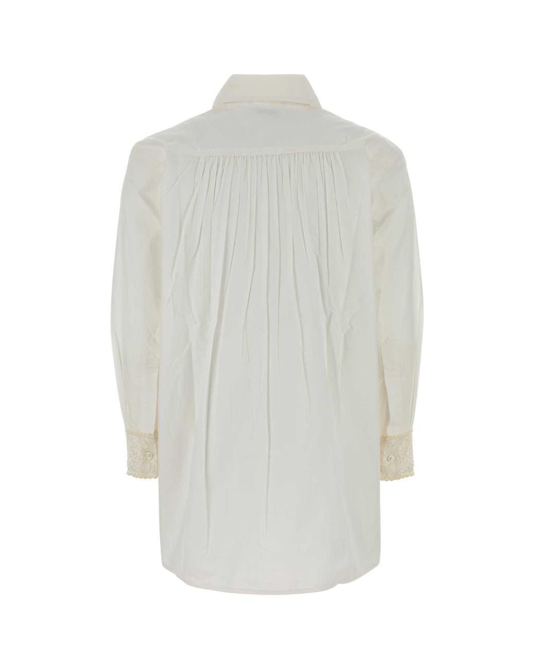 Bode White Closerie Manchester Shirt