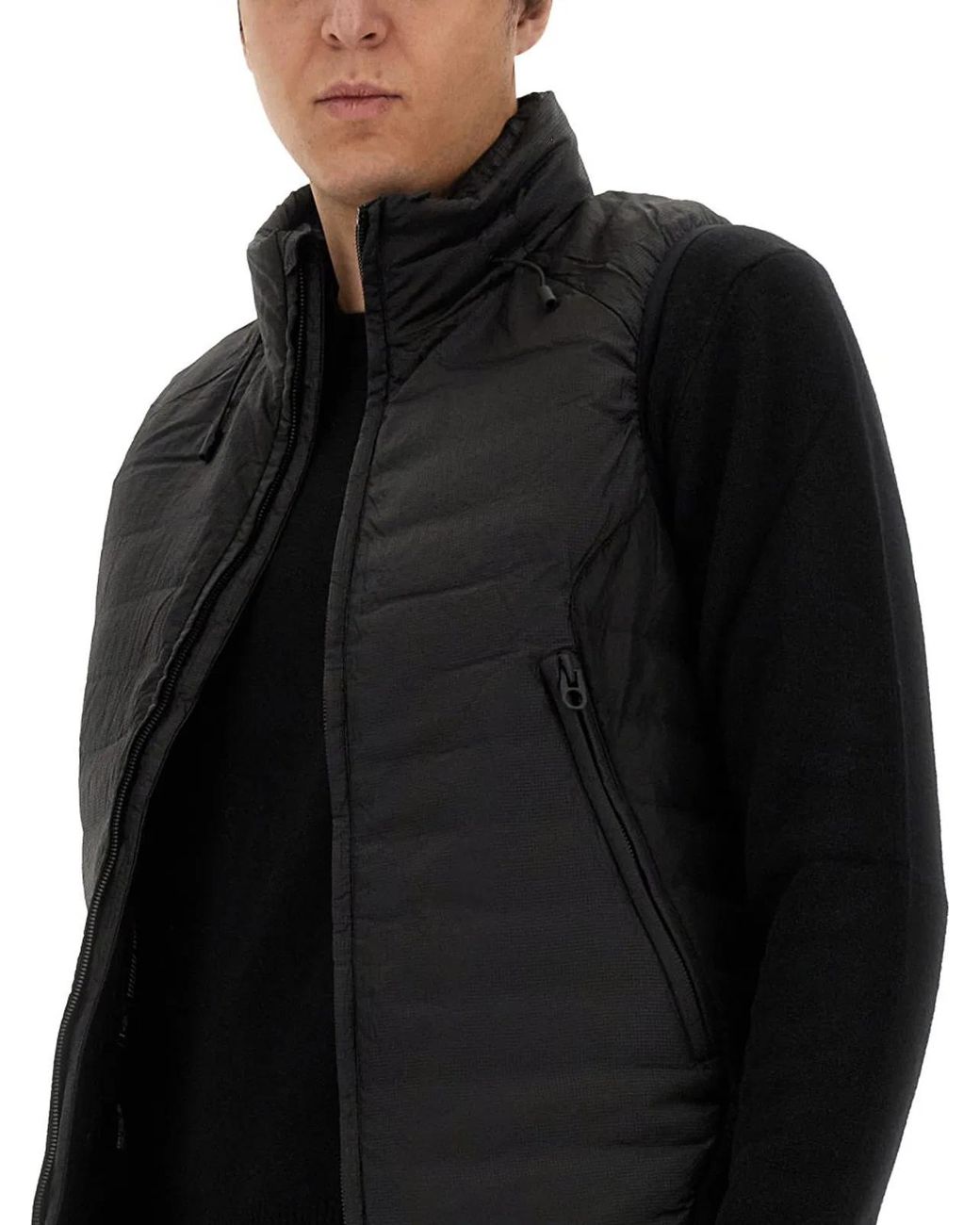 JG1 Black Padded Vest for men