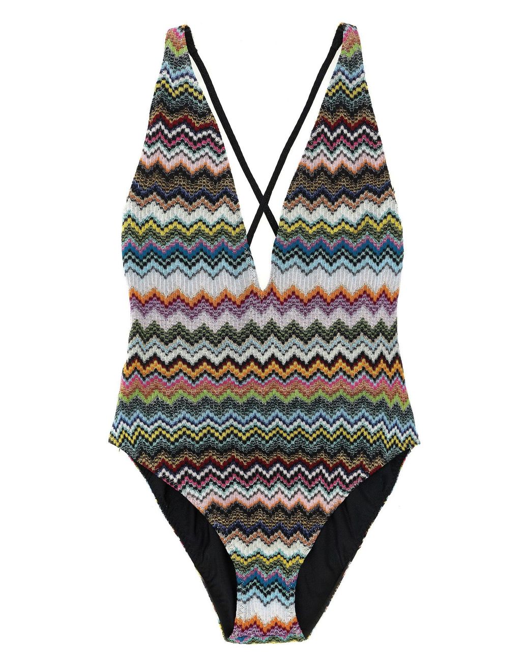 Missoni Multicolor Zigzag One-Piece Swimsuit