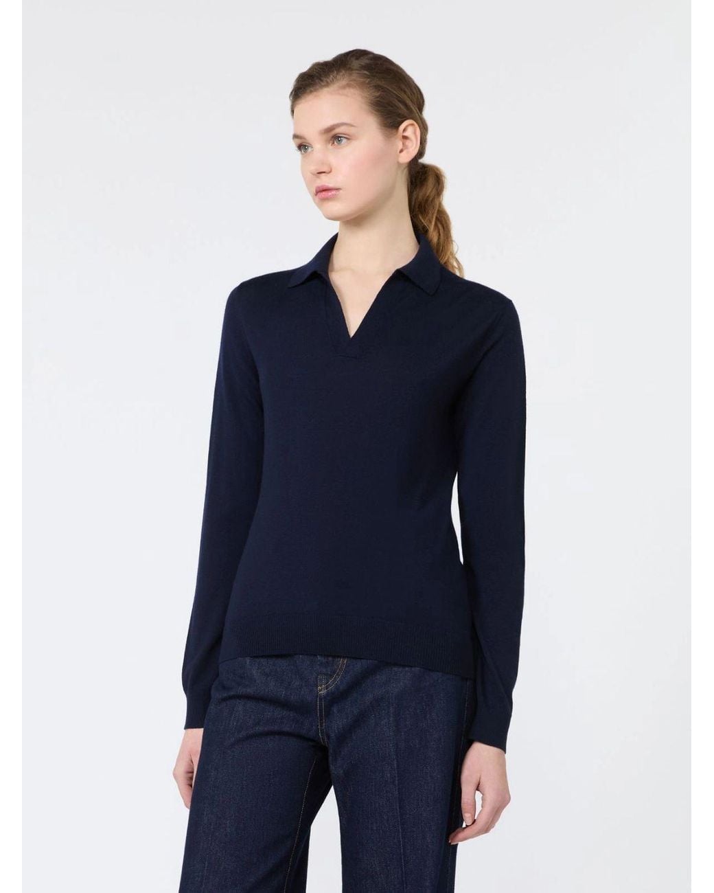 Weekend by Maxmara Blue Wkdcappa Top