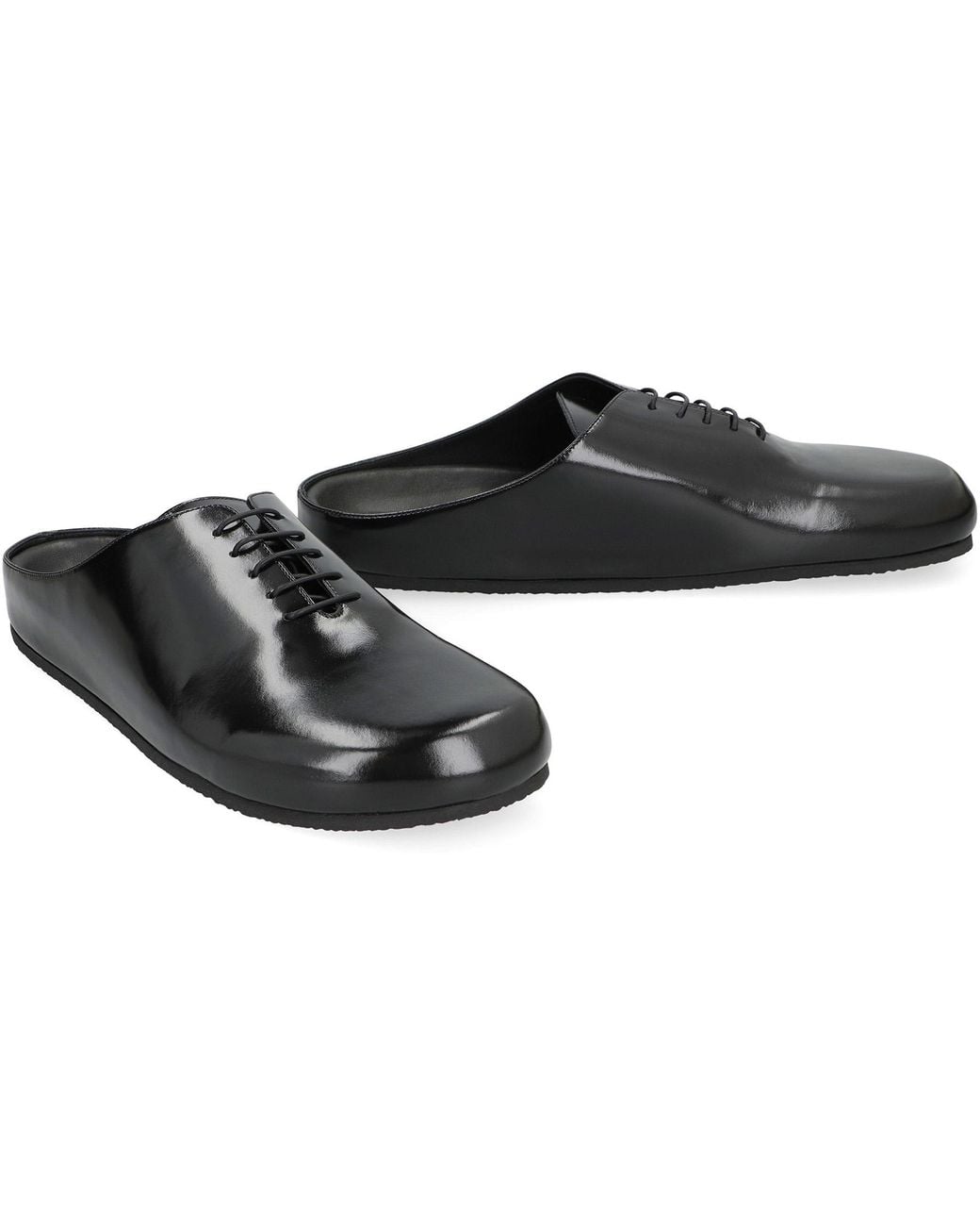 Jacquemus Black Mules Derby Shoes for men