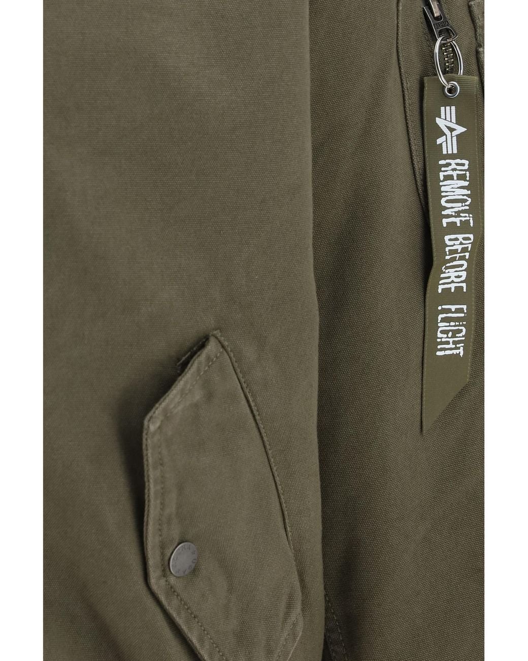 Alpha Industries Green Ma-1 Heritage Bomber for men