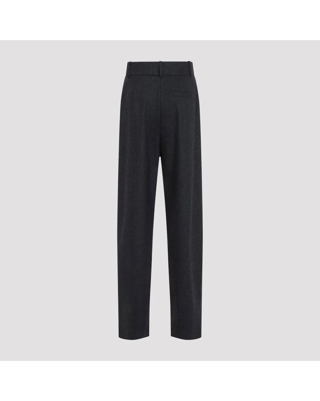 Giorgio Armani Black Swamp Wool Trousers