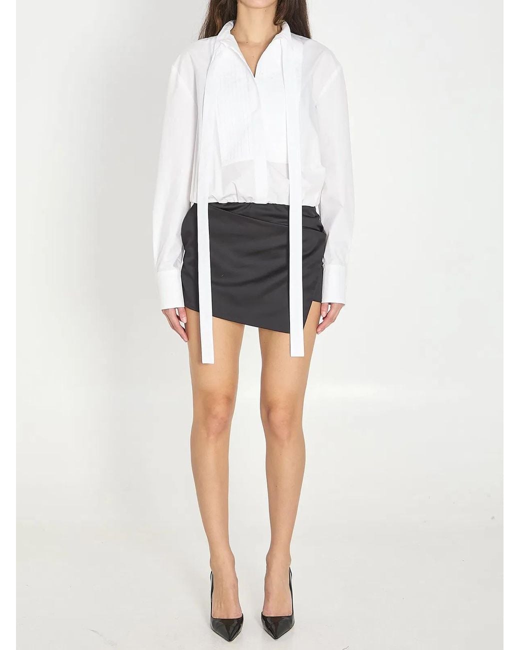 The Attico White And Mini Dress
