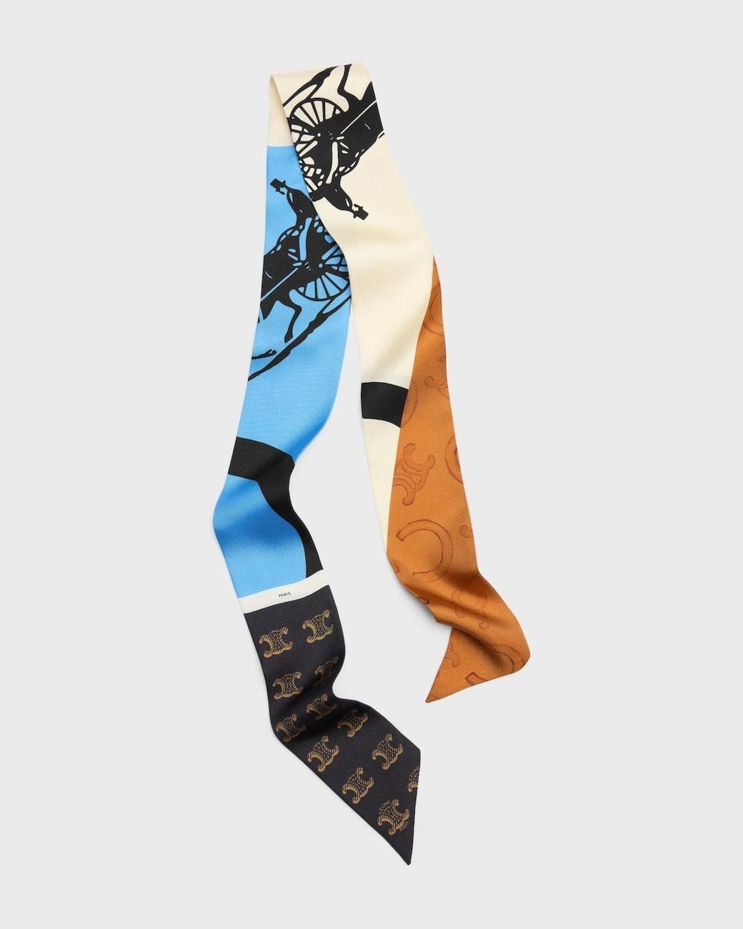 Céline Blue Lavallière Scarf