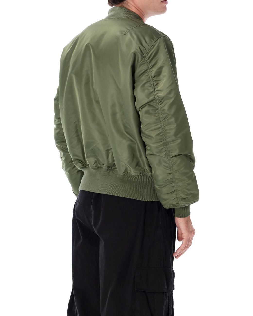 Alpha Industries Green Ma-1 Heritage Bomber for men