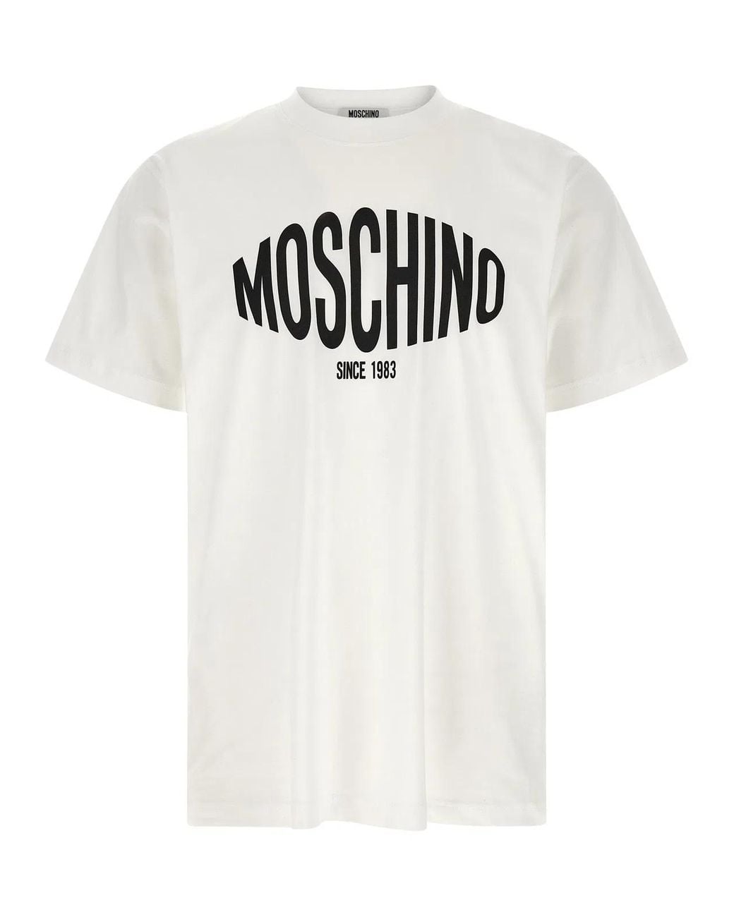 Moschino White Logo T-Shirt for men