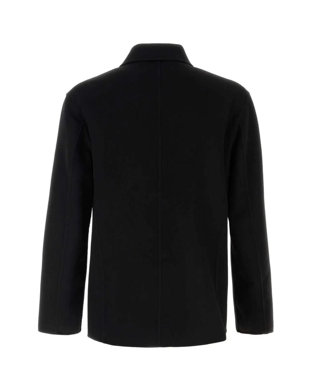 Jil Sander Black Wool Blend Shirt for men